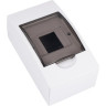 Бокс модульный JAZZWAY PRO 5071643 PDB/W 1004 WH (ЩРН-П- 4) IP41 пластик накладной