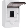 Бокс модульный JAZZWAY PRO 5071643 PDB/W 1004 WH (ЩРН-П- 4) IP41 пластик накладной