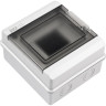 Бокс модульный JAZZWAY PRO 5071964 PDB/W 3005 GR (ЩРН-ПГ- 5) IP65 накладной пластик