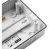 Бокс модульный JAZZWAY PRO 5071988 PDB/W 3008 GR (ЩРН-ПГ- 8) IP65 пластик накладной