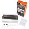 Бокс модульный JAZZWAY PRO 5072022 PDB/W 3018 GR (ЩРН-ПГ-18) IP65 пластик накладной