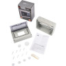 Бокс модульный JAZZWAY PRO 5072060 PDB/W 4008 GR (ЩРН-ПГ- 8) IP65 пластик накладной