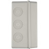 Бокс модульный JAZZWAY PRO 5072084 PDB/W 4012 GR (ЩРН-ПГ-12) IP65 пластик накладной