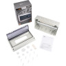 Бокс модульный JAZZWAY PRO 5072107 PDB/W 4015 GR (ЩРН-ПГ-15) IP65 пластик накладной