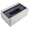 Бокс модульный JAZZWAY PRO 5072107 PDB/W 4015 GR (ЩРН-ПГ-15) IP65 пластик накладной
