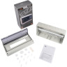 Бокс модульный JAZZWAY PRO 5072121 PDB/W 4018 GR (ЩРН-ПГ-18) IP65 пластик накладной