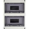 Бокс модульный JAZZWAY PRO 5072145 PDB/W 4024 GR (ЩРН-ПГ-24) IP65 пластик накладной