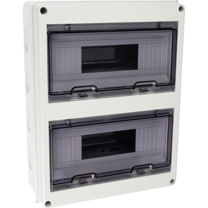 Бокс модульный JAZZWAY PRO 5072145 PDB/W 4024 GR (ЩРН-ПГ-24) IP65 пластик накладной