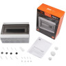 Бокс модульный накладной JAZZWAY PRO 5072008 PDB/W 3012 GR (ЩРН-ПГ-12) IP65 пластик