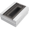 Бокс модульный накладной JAZZWAY PRO 5072008 PDB/W 3012 GR (ЩРН-ПГ-12) IP65 пластик