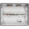 Бокс модульный накладной JAZZWAY PRO 5072008 PDB/W 3012 GR (ЩРН-ПГ-12) IP65 пластик