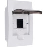 Бокс модульный PRO JAZZWAY 5071728 PDB/R 1004 WH (ЩРВ-П- 4) IP41 пластик встраиваемый
