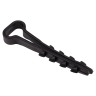 Дюбель-хомут JAZZWAY 5054967 PCD-F 05х08-45-100BL для плоского кабеля PA6,6
