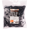 Дюбель-хомут JAZZWAY 5054882 PCD-R 19-25-65-100BL для круглого кабеля PA6.6 черный (уп.100шт)