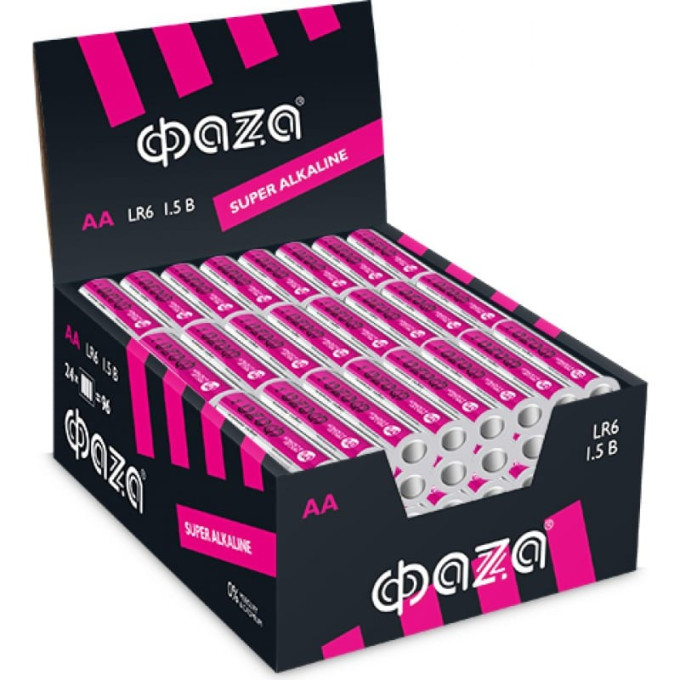 Элемент питания алкалиновый JAZZWAY, LR 6(АА) Super Alkaline 4шт