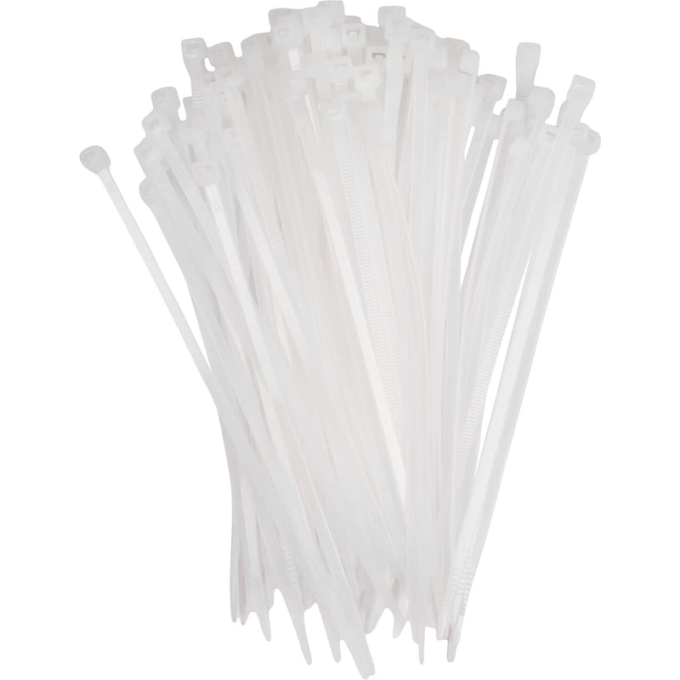 Хомут кабельный JAZZWAY 5053731 PCT 3.6х150-100WH PA6.6 (уп.100шт)