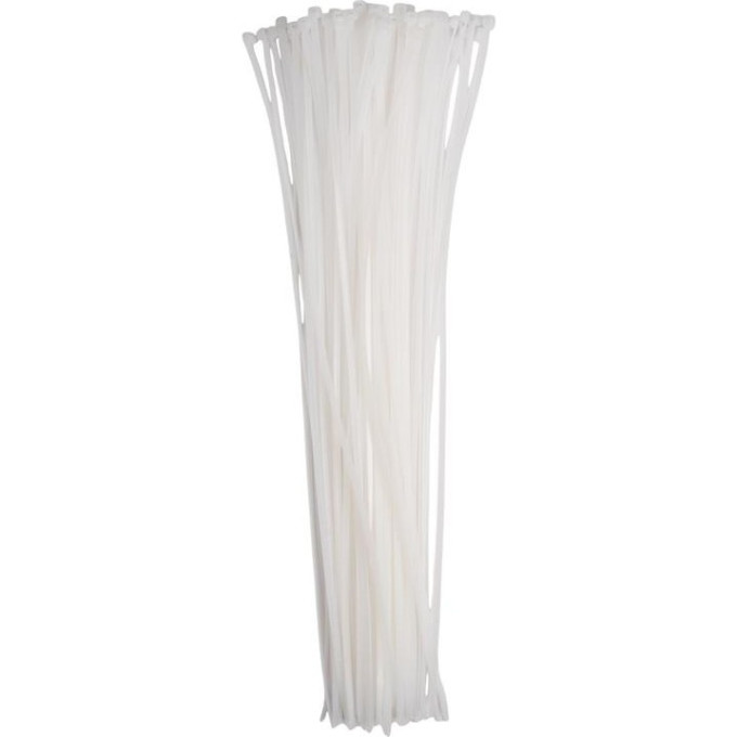 Хомут кабельный JAZZWAY 5054127 PCT 4.8х450-100WH 4.8х450 PA6.6 белый (уп.100шт)