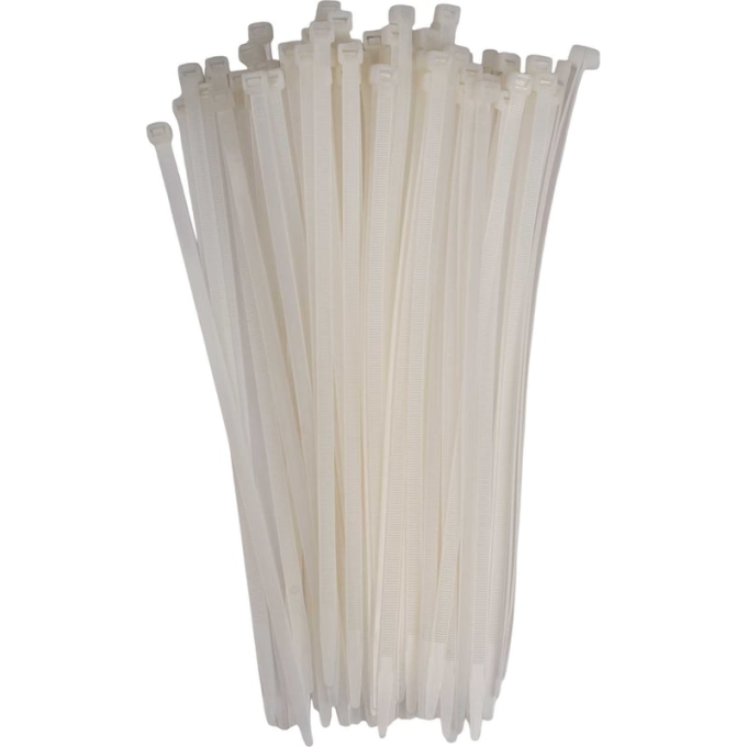 Хомут кабельный JAZZWAY 5054189 PCT 7.6х300-100WH PA6.6 (уп.100шт)