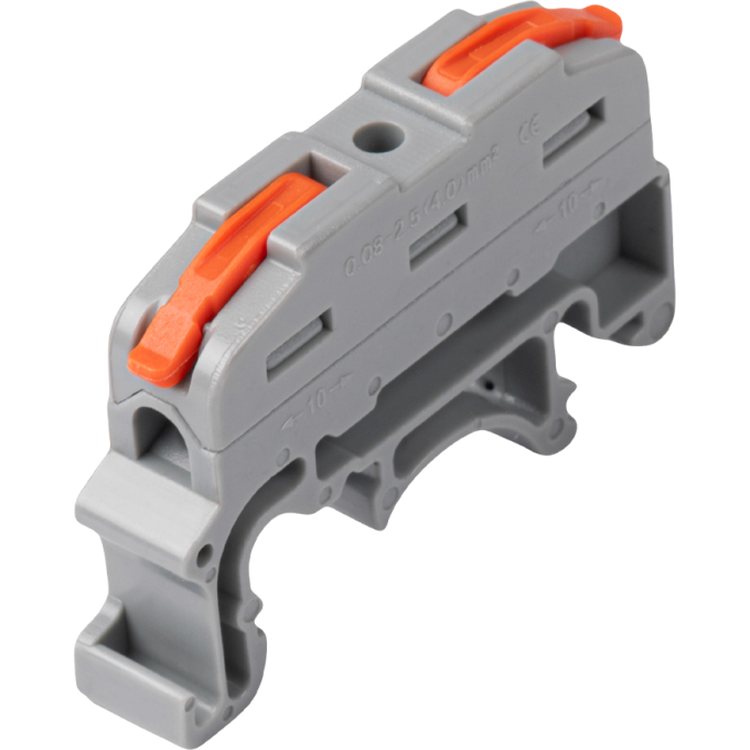 Клемма монтажная JAZZWAY 5073883 СМК PTC-1P 4211 DIN 450В 32А 0.08-2.5(4.0)кв.мм