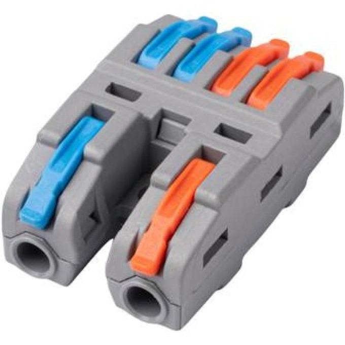 Клемма монтажная JAZZWAY 5073760 СМК PTC-2P 4224 BL/2 450В 32А 0.08-2.5(4.0)кв.мм