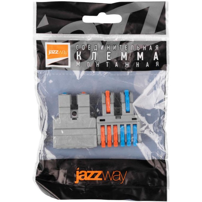 Клемма монтажная JAZZWAY 5073784 СМК PTC-2P 4226 BL/2 450В 32А 0.08-2.5(4.0)кв.мм