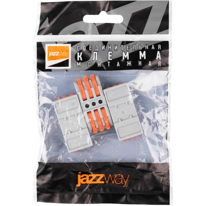Клемма монтажная JAZZWAY 5073708 СМК PTC-3P 4233 BL/3 450В 32А 0.08-2.5(4.0)кв.мм