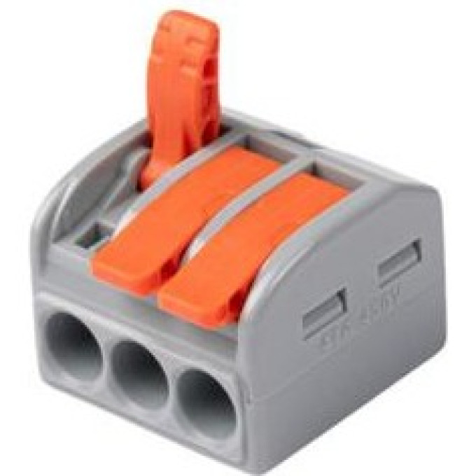 Клемма монтажная JAZZWAY 5073845 СМК PTC-3P 463 BL/3 450В 41А 0.5-6.0кв.мм
