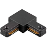 Коннектор JAZZWAY PTR P CL-BL черный L- образный для трековых систем PTR 5052116