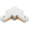 Коннектор JAZZWAY PTR P CL-WH белый L- образный для трековых систем PTR 5052093