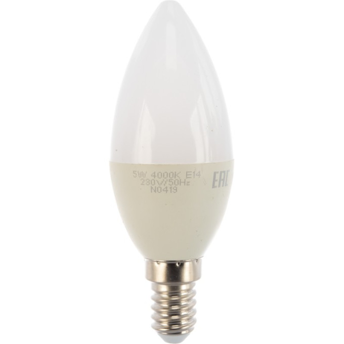 Лампа светодиодная JAZZWAY PLED-ECO-C37 5W E14 4000K