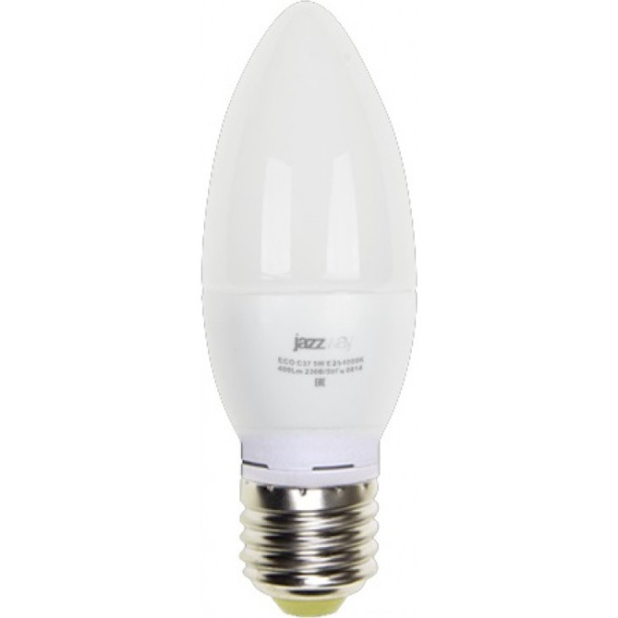 Лампа светодиодная JAZZWAY PLED- ECO-C37 5W E27 4000K