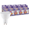 Лампа светодиодная JAZZWAY PLED-SP 7Вт PAR16 3000К GU10 230В 50Гц 10шт.