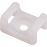 Площадка под хомуты JAZZWAY 5055186 PCP-S 22х16-100WH PA6.6 бел. (уп.100шт)