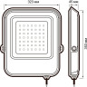 Прожектор светодиодный JAZZWAY ДО PRO 5045019 PFL-V 300Вт 6500К IP65