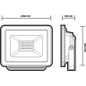 Прожектор светодиодный JAZZWAY PFL-LV 5070851 50Вт IP65 6500К 4500лм DC 12В-48В/AC 12В-48В СДО