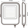 Прожектор светодиодный JAZZWAY PRO 5045026 PFL-V 400Вт 6500К IP65 ДО