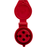 Розетка переносная JAZZWAY PRO 5072534PPC 224 32А 4п 3Р+РЕ 380В IP44