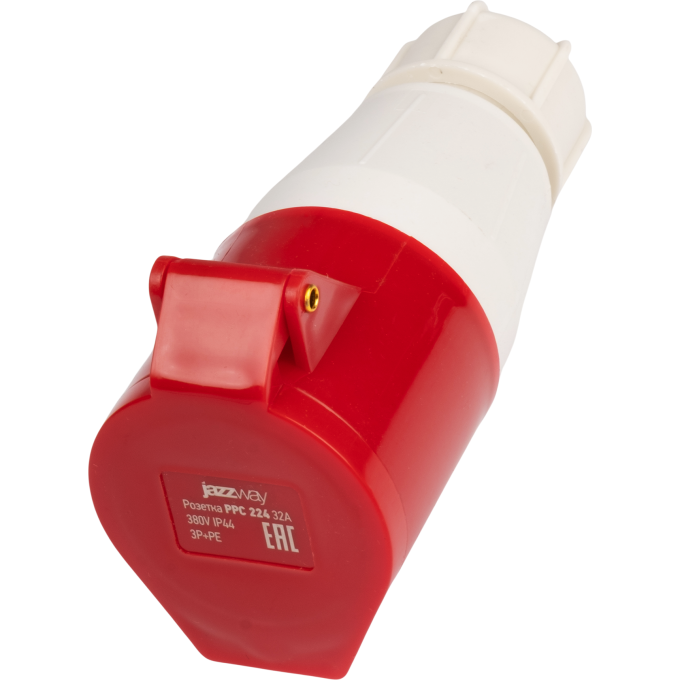 Розетка переносная JAZZWAY PRO 5072534PPC 224 32А 4п 3Р+РЕ 380В IP44