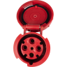 Розетка переносная JAZZWAY PRO 5072596 PPC 234 63А 4п 3Р+РЕ 380В IP67