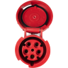 Розетка переносная PPC 235 63А 5п 3Р+РЕ+N 380В IP67 Pro JazzWay 5072619
