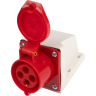 Розетка стационарная ОП PPC 114 16А 4п 3Р+РЕ 380В IP44 Pro JazzWay 5072657