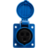 Розетка стационарная JAZZWAY PRO 5072930 СП PPC 413 16А 3п 2Р+РЕ 220В IP44