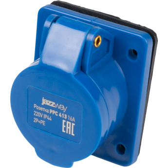 Розетка стационарная JAZZWAY PRO 5072930 СП PPC 413 16А 3п 2Р+РЕ 220В IP44