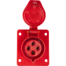 Розетка стационарная JAZZWAY PRO 5072954 СП PPC 414 16А 4п 3Р+РЕ 380В IP44