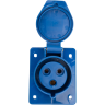 Розетка стационарная JAZZWAY PRO 5072992 СП PPC 423 32А 3п 2Р+РЕ 220В IP44