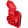 Розетка стационарная JAZZWAY PRO СП PPC 424 32А 4п 3Р+РЕ 380В IP44 5073012