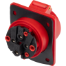 Розетка стационарная JAZZWAY PRO СП PPC 424 32А 4п 3Р+РЕ 380В IP44 5073012