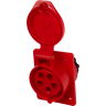 Розетка стационарная JAZZWAY PRO 5073036 СП PPC 425 32А 5п 3Р+РЕ+N 380В IP44
