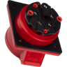 Розетка стационарная JAZZWAY PRO 5073036 СП PPC 425 32А 5п 3Р+РЕ+N 380В IP44