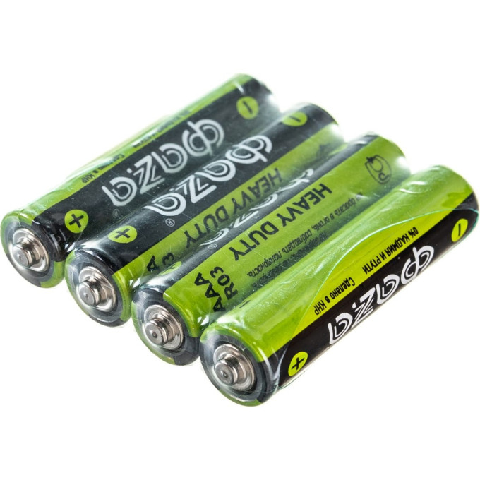 Солевые элементы питания JAZZWAY ФАZА Heavy Duty R03 Shrink-4